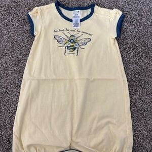 Carhartt Baby Girls Yellow Bee Daisy Jumpsuit 24 Months